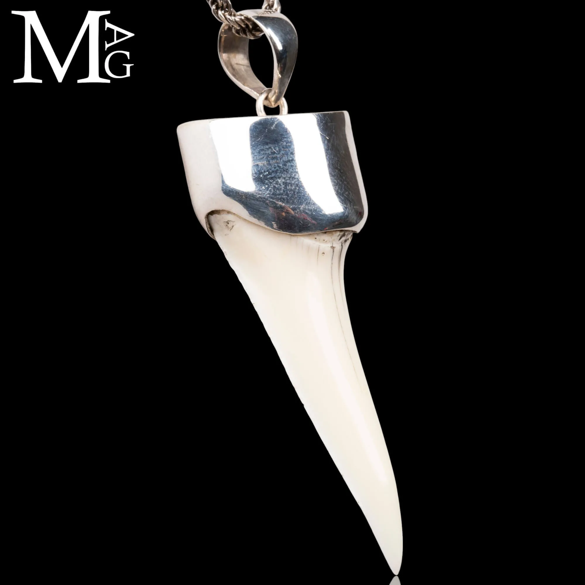 Ciondolo in Argento - Dente di Squalo Mako