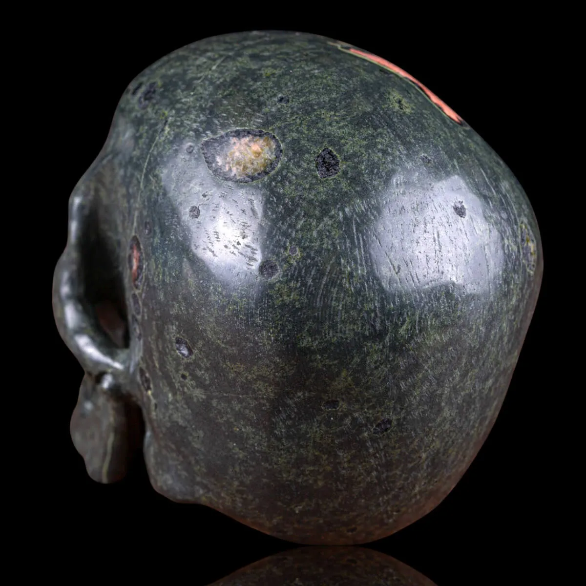 Teschio in Unakite Africana