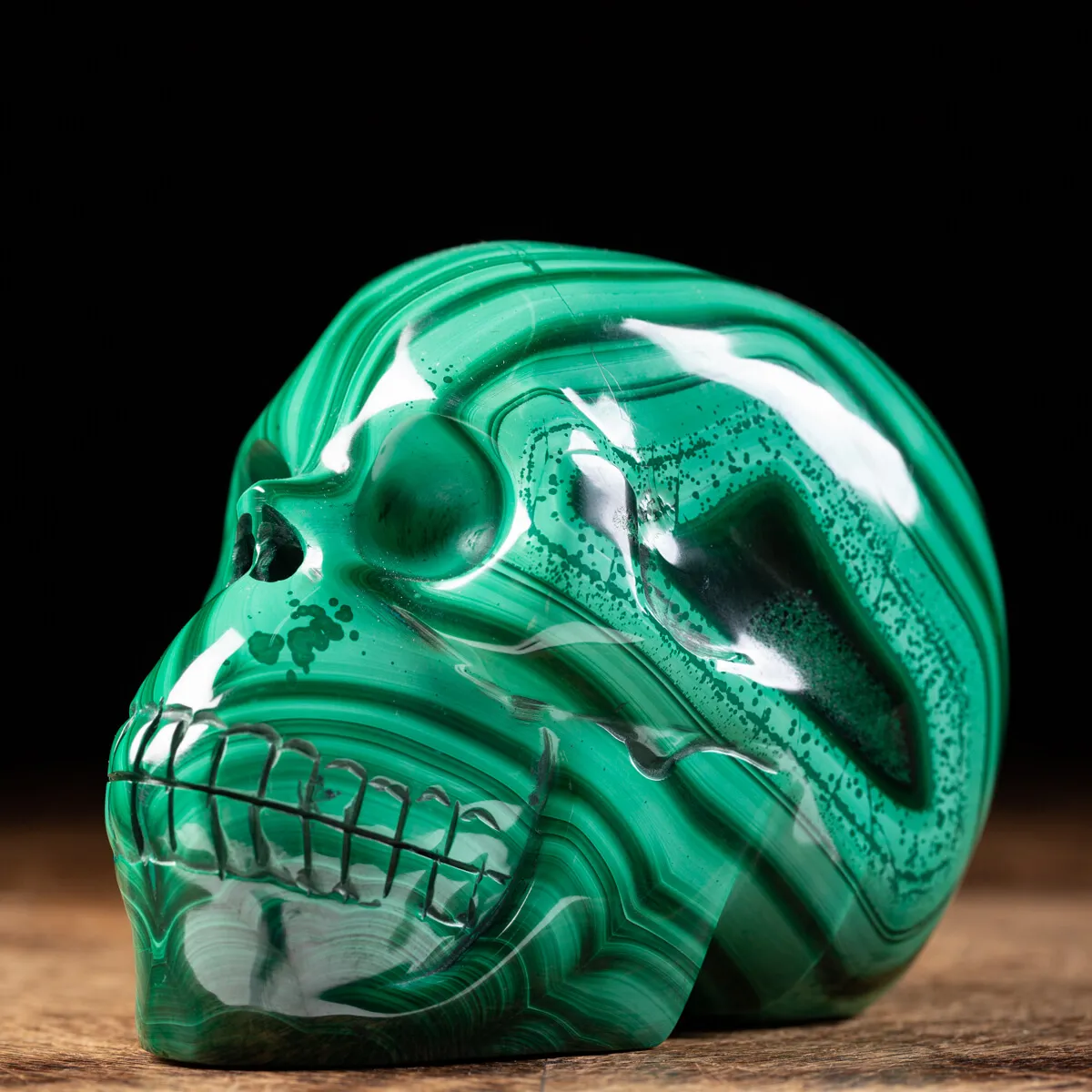 Teschio - Malachite