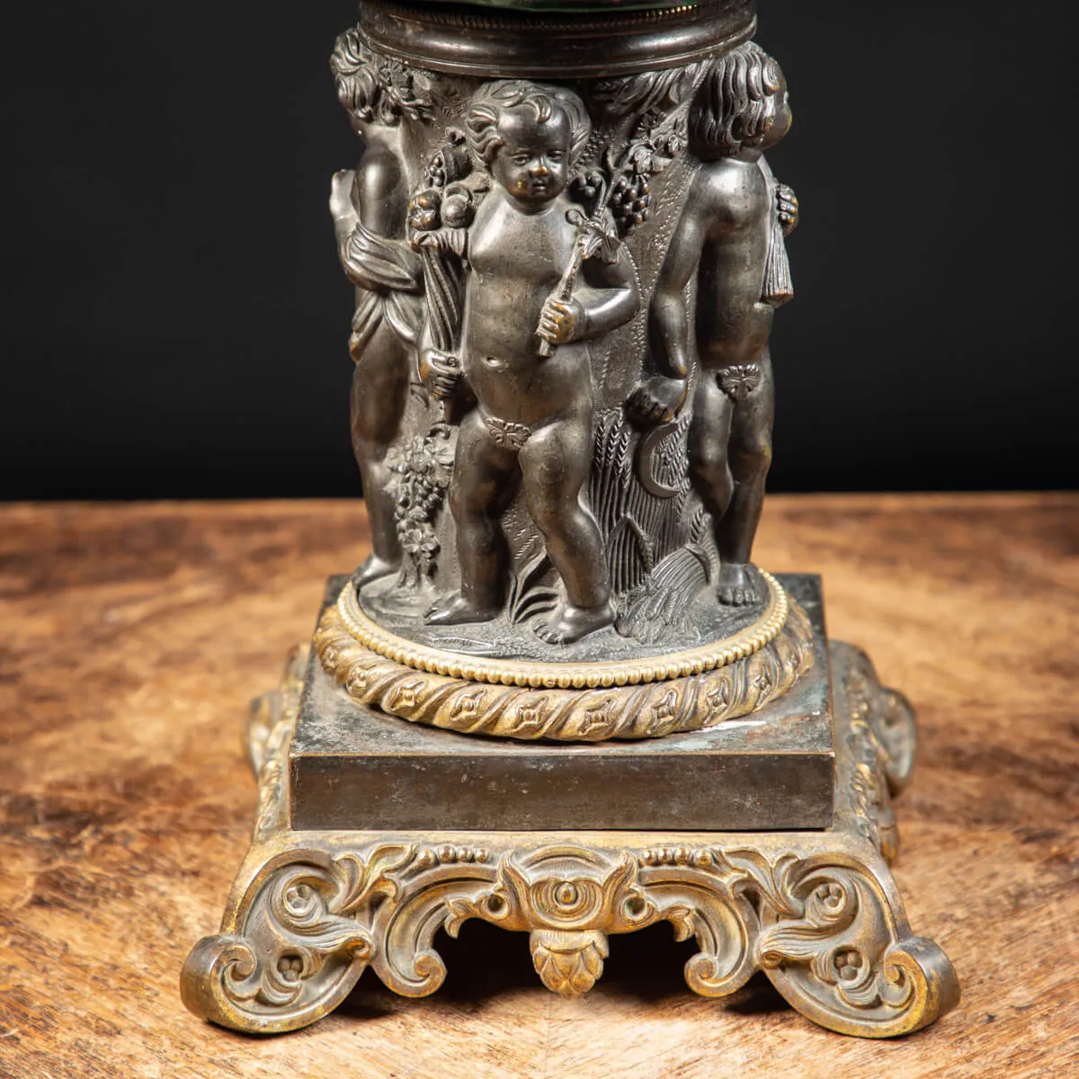 Vaso Antico in Malachite Stile Napoleone III