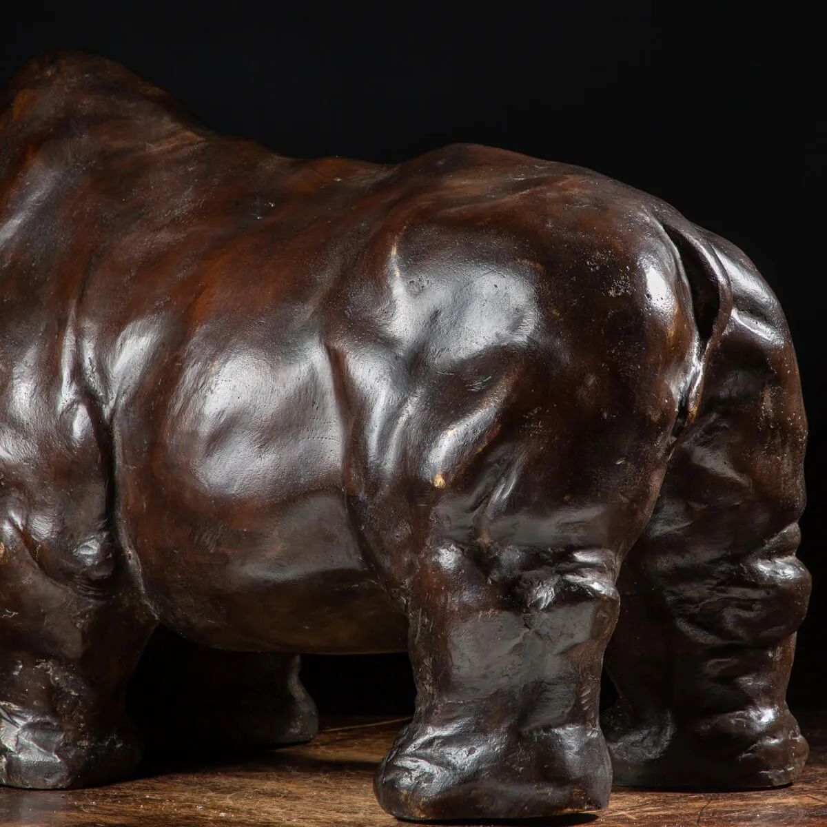 Scultura Bronzo Rinoceronte