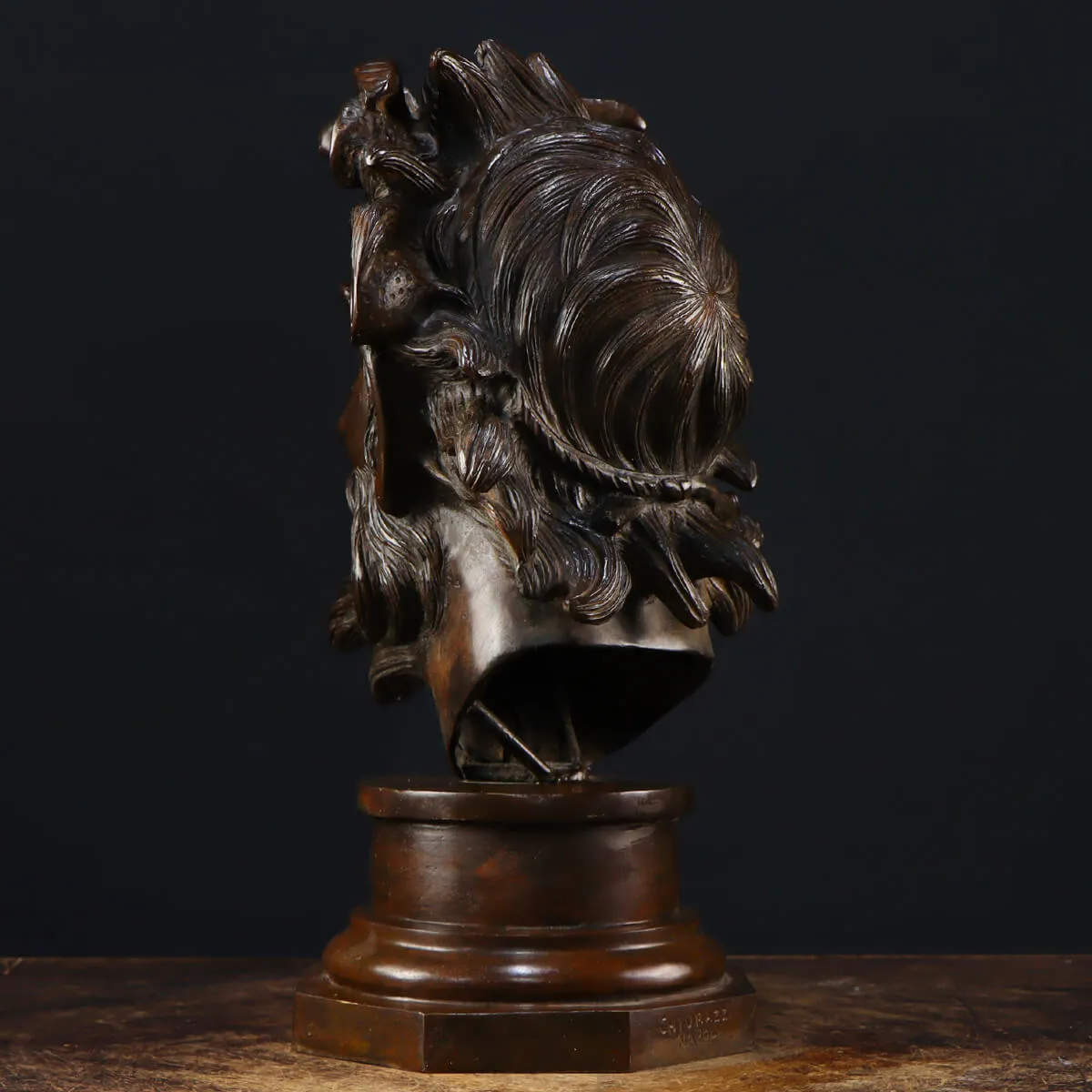Scultura Volto Fauno Ebbro - Fonderia Chiurazzi