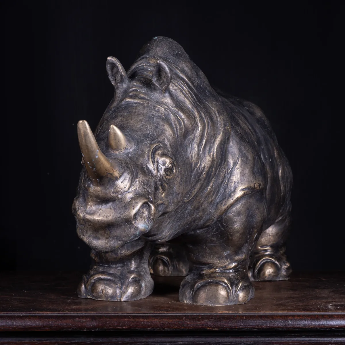 Scultura in Bronzo - Rinoceronte Monumentale.