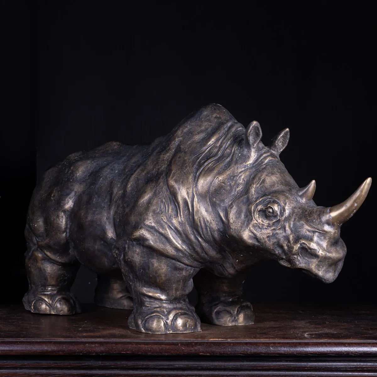 Scultura in Bronzo - Rinoceronte Monumentale.