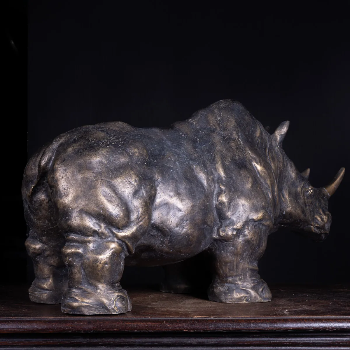 Scultura in Bronzo - Rinoceronte Monumentale.