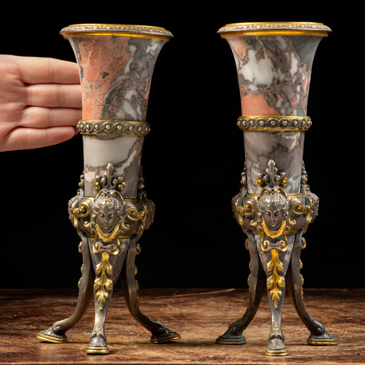 Vasi portafiori Stile Napoleone III