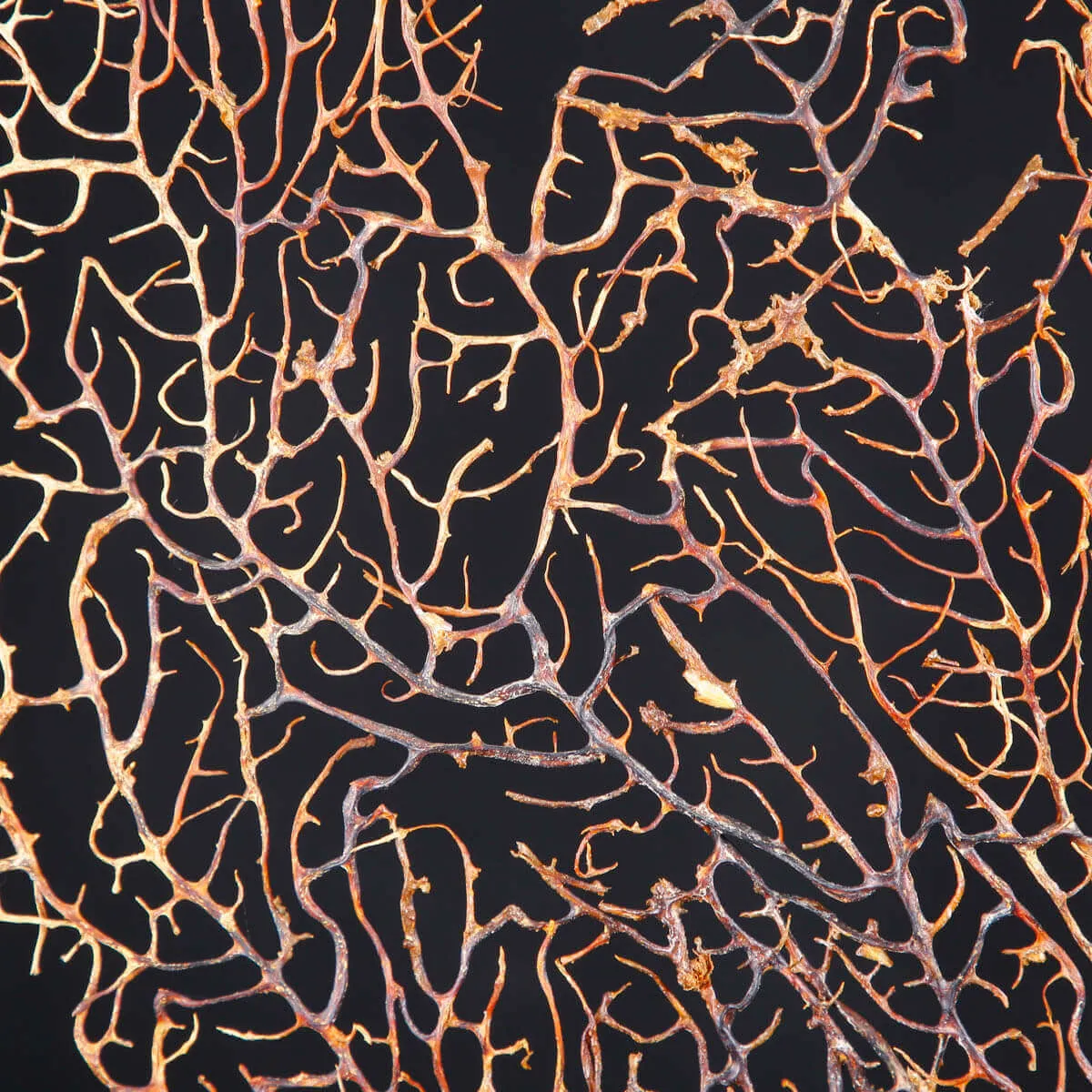Gorgonia Sea Fan – Ventaglio Marino su Base Decorativa