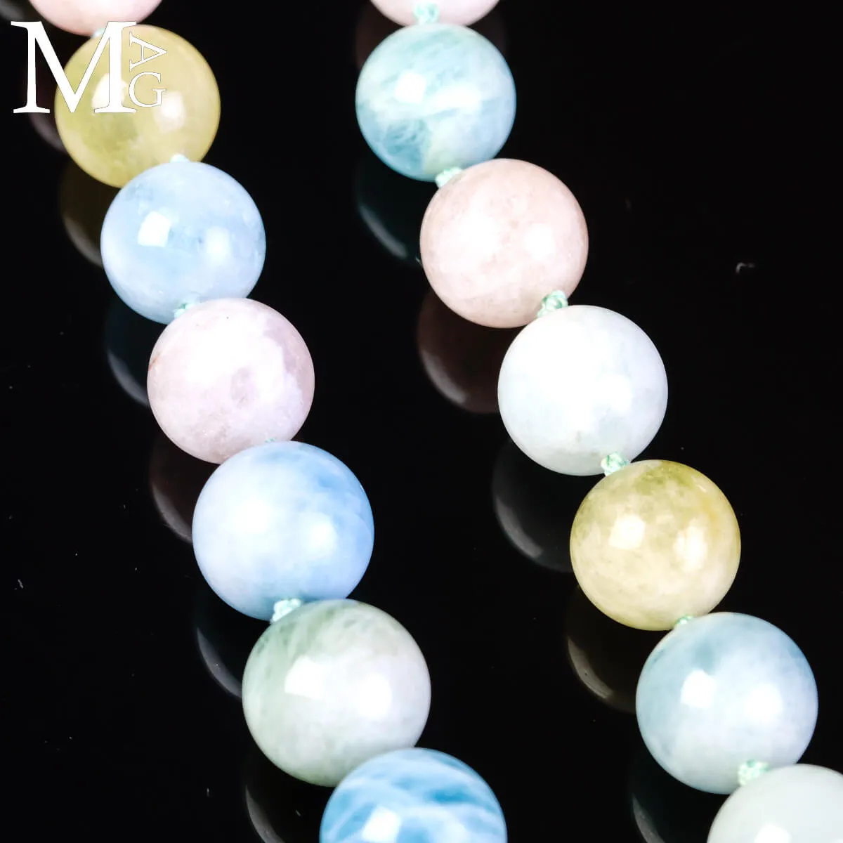 Collier Berilli: Acquamarina e Morganite