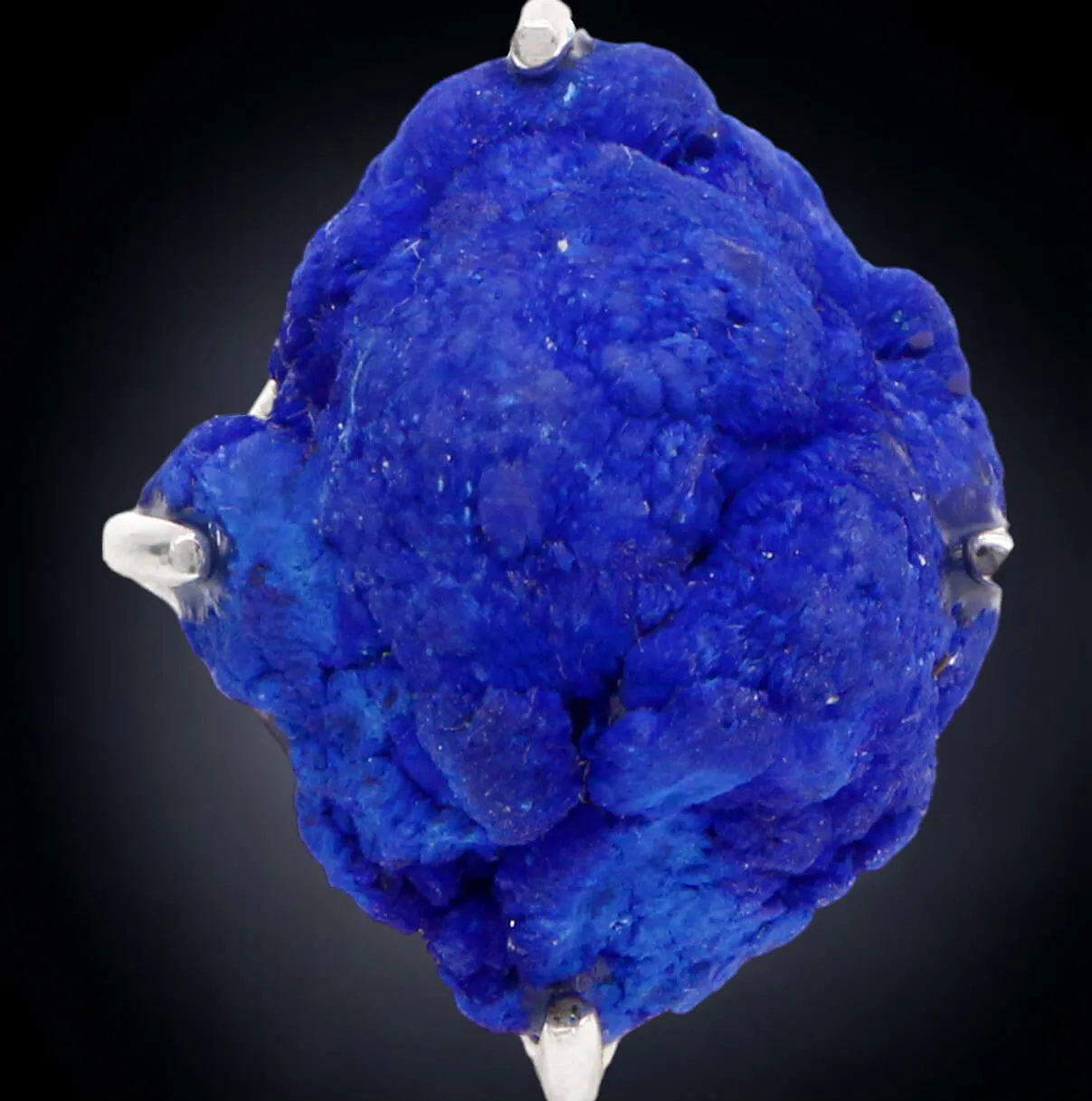 Anello con Geode di Azzurrite