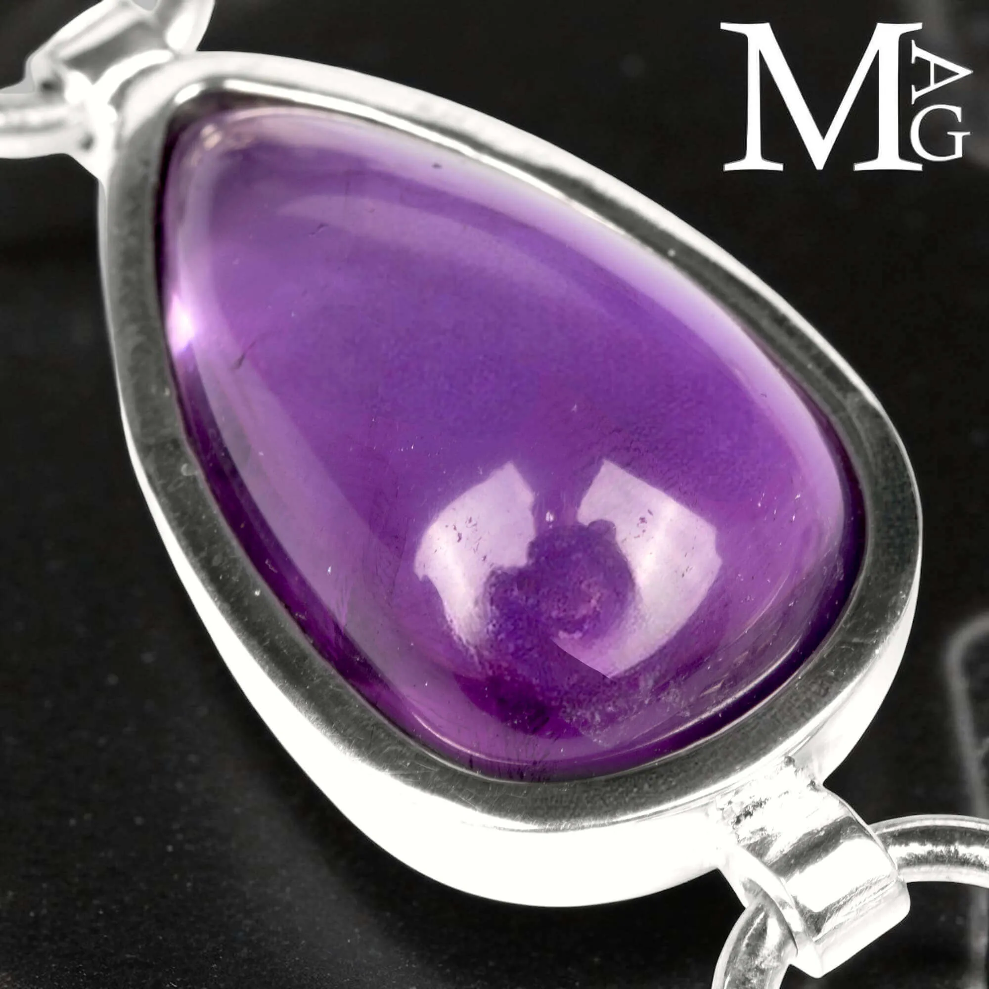 Bracciale artigianale in Argento con Ametiste Boliviane e Quarzo Manifestation.