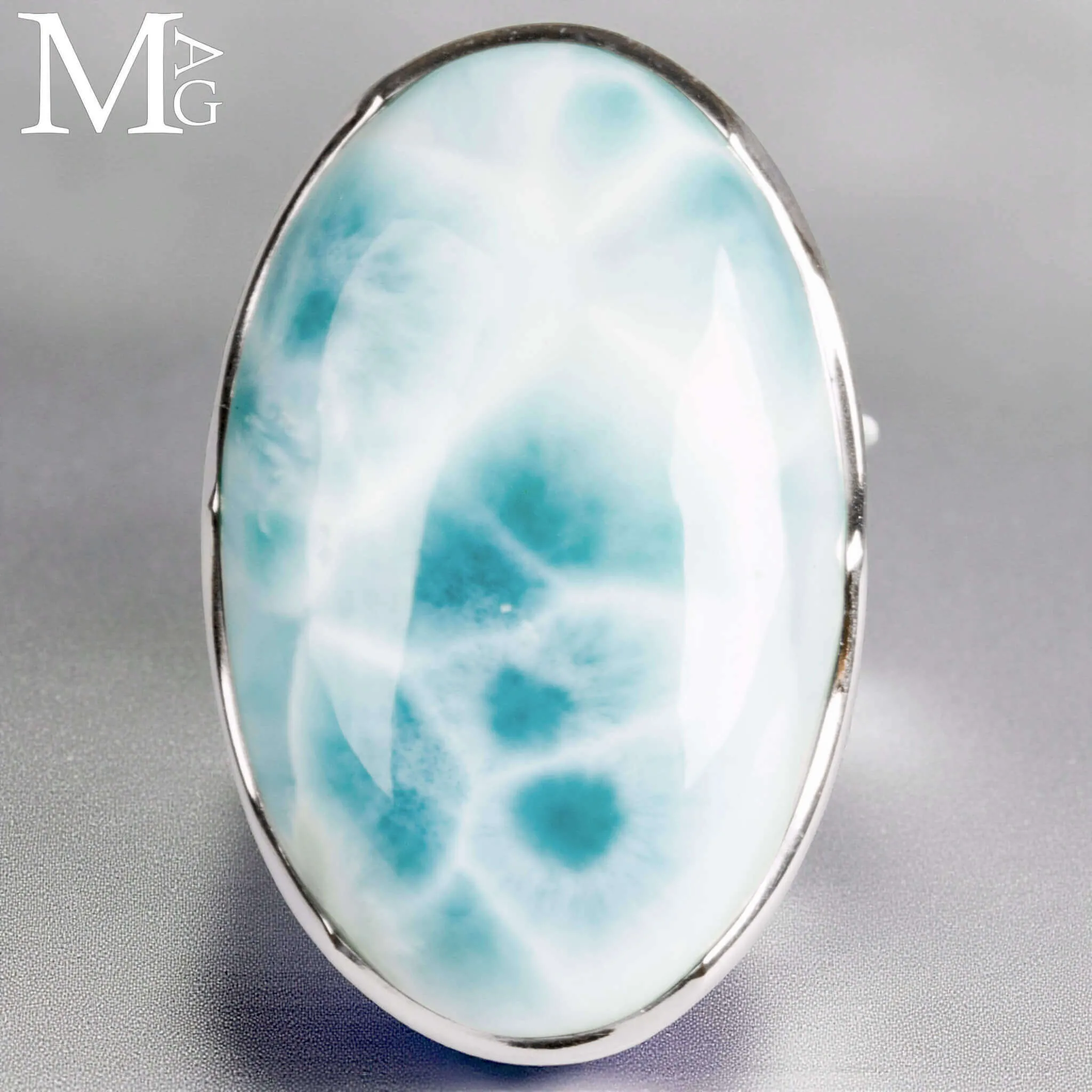 Anello con Larimar