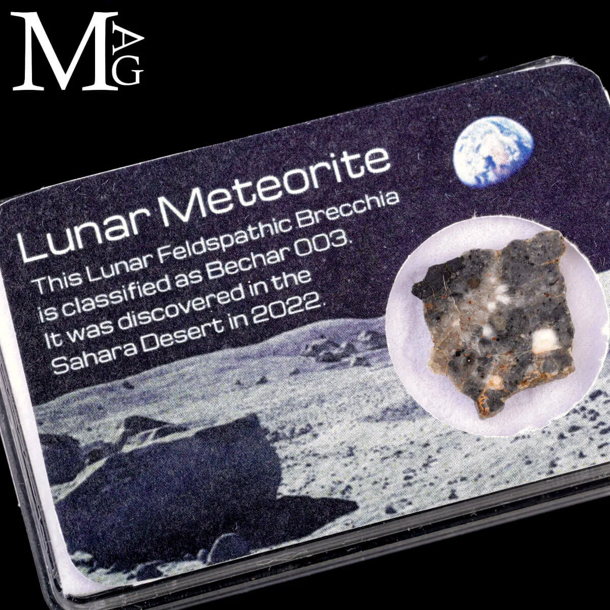 Meteorite Lunare Bechar 003 – Frammento autentico di Luna.