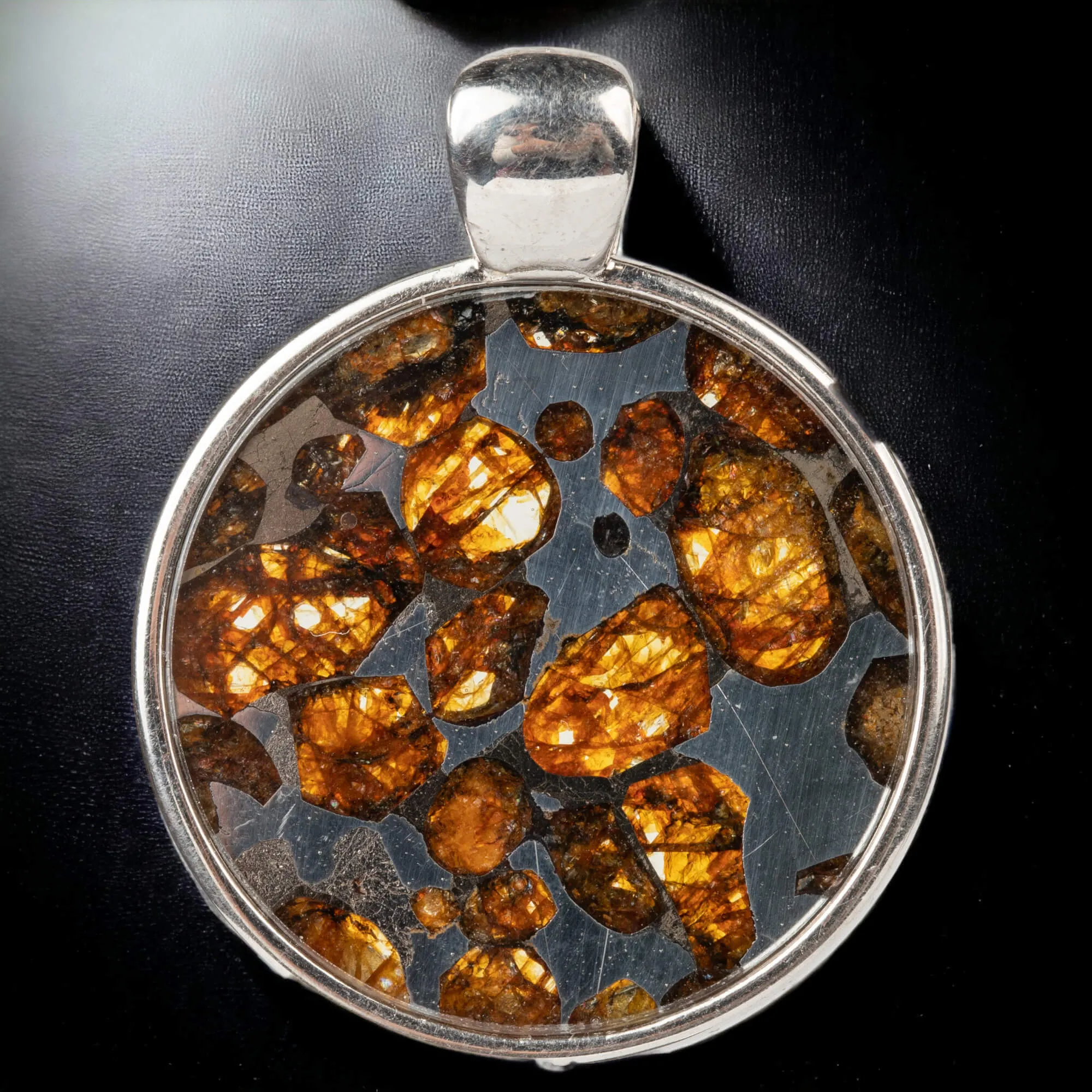 Ciondolo in Argento con Meteorite Seymchan