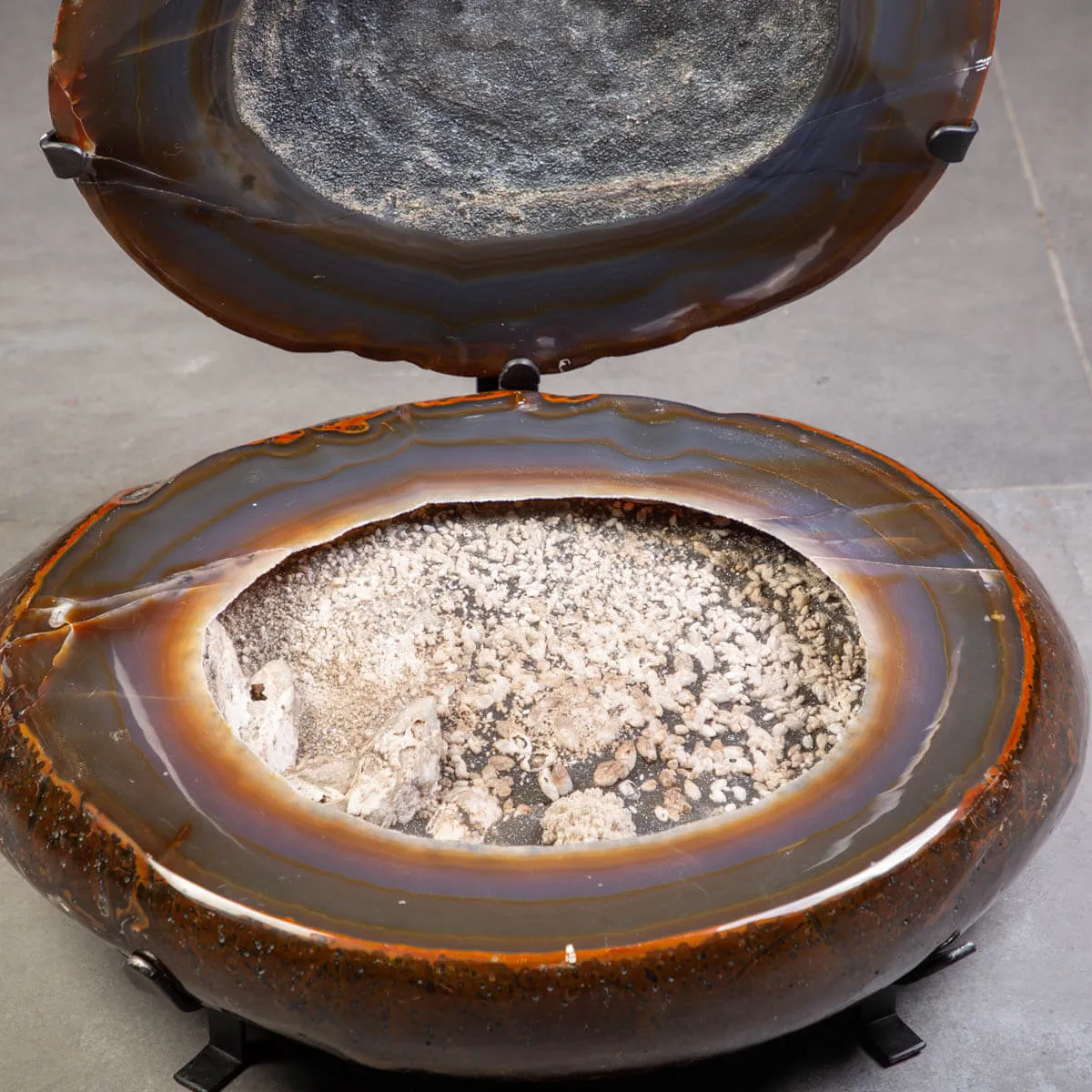 Bellissimo Geode Agata Sezionata " Jewelery Box"