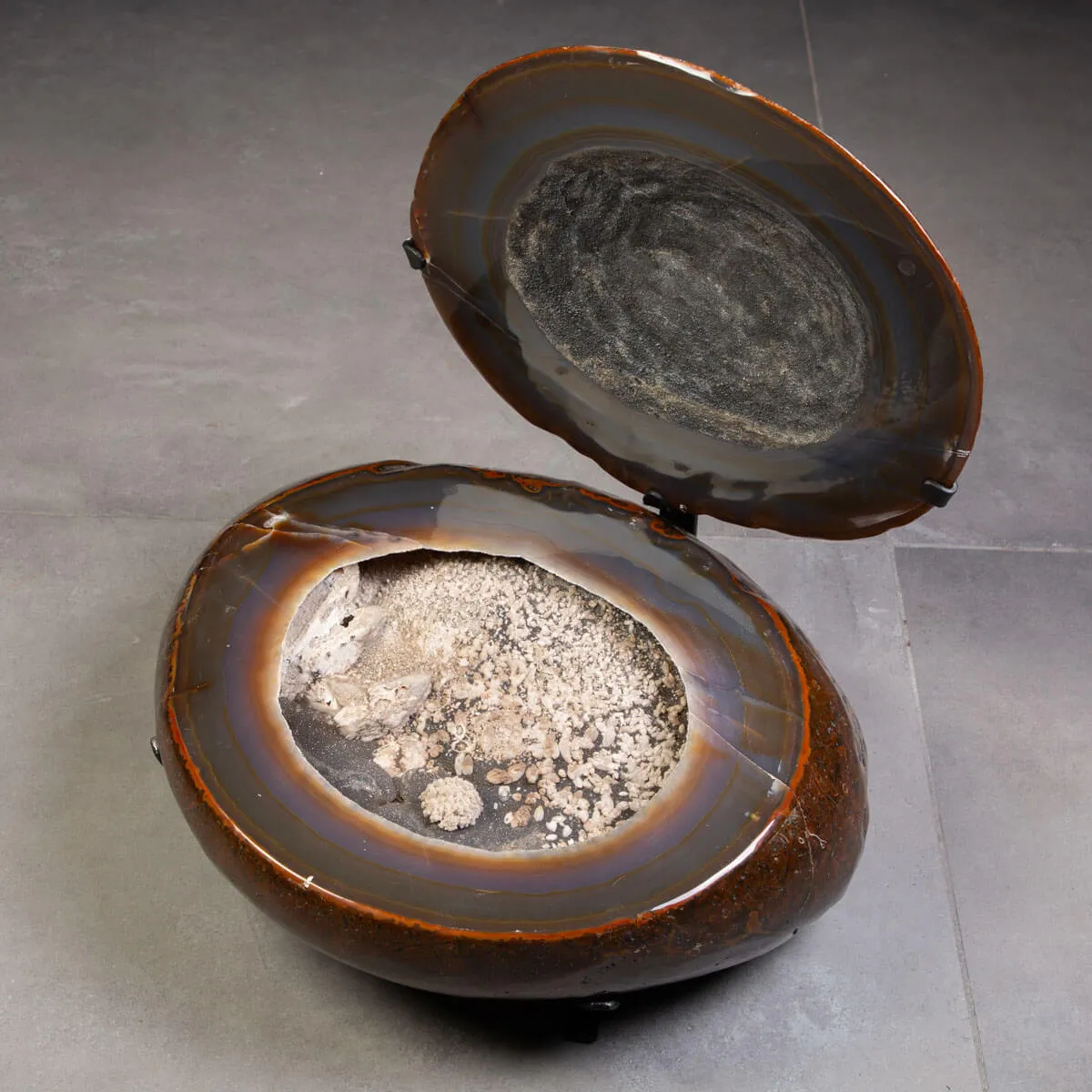 Bellissimo Geode Agata Sezionata " Jewelery Box"