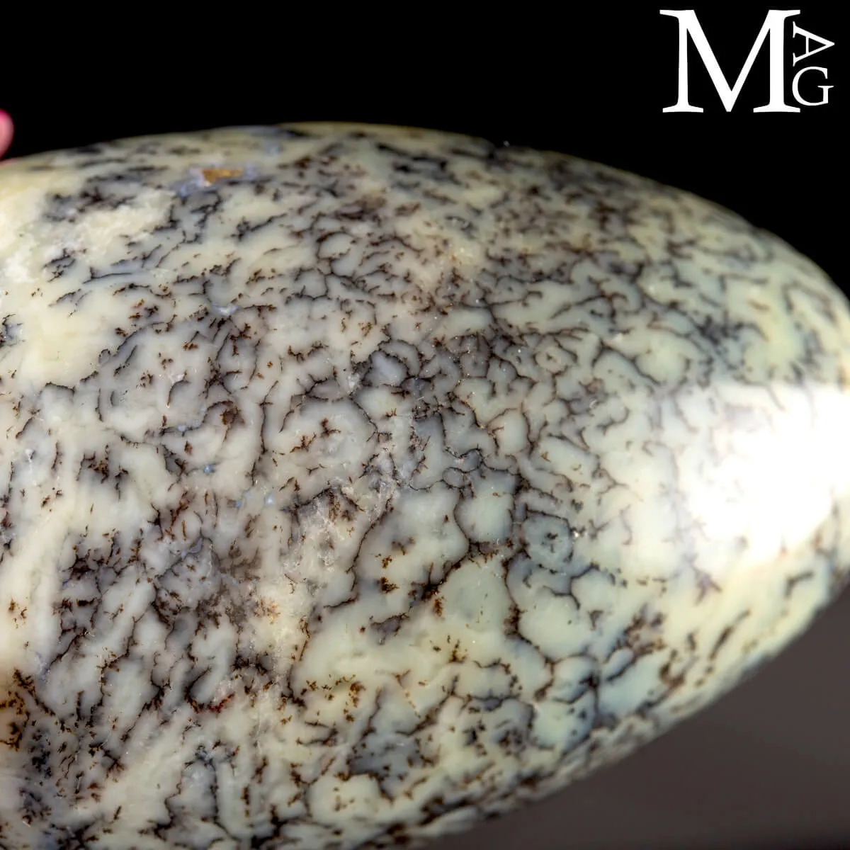 Shiva Lingam in Opale Dendritico.
