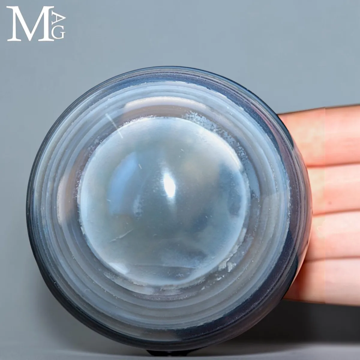 Sfera in Agata a Bande con Quarzo – Brasile