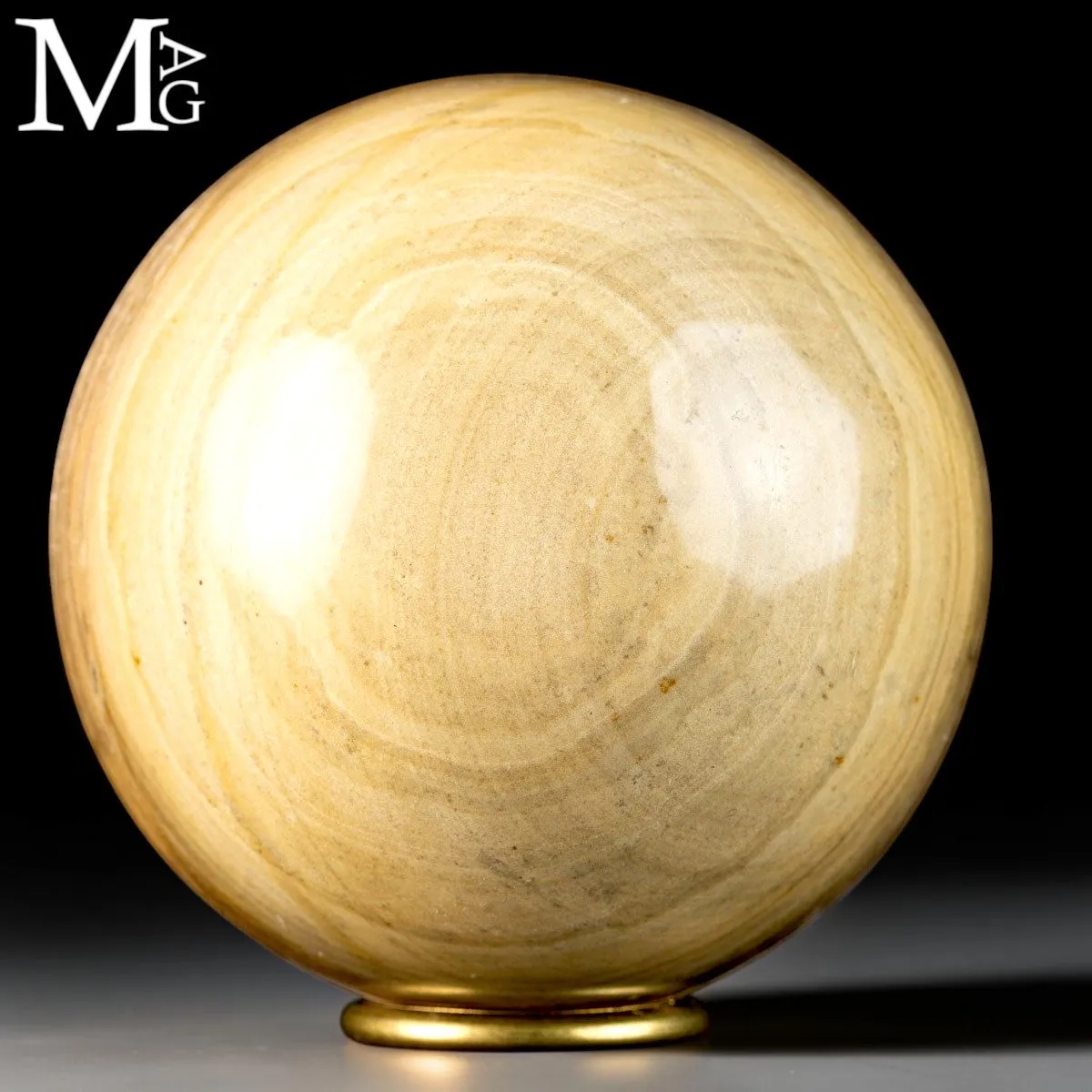 Sfera in Agata Policromo con occhio
