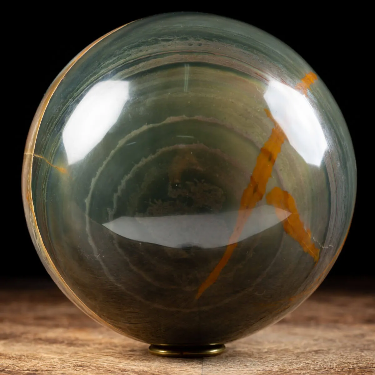 Sfera in Agata Policromo con occhio