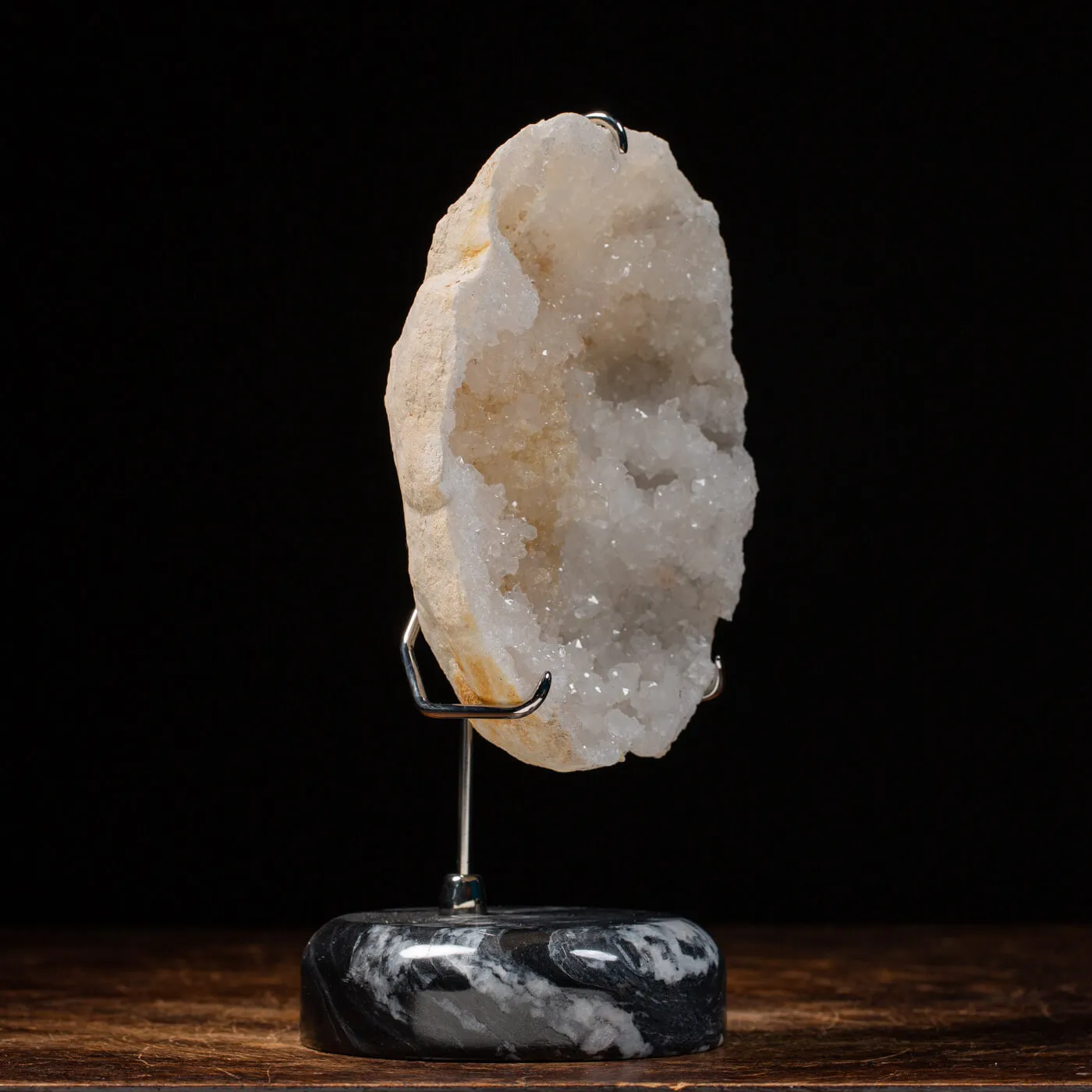 Geode Calcite su Marmo