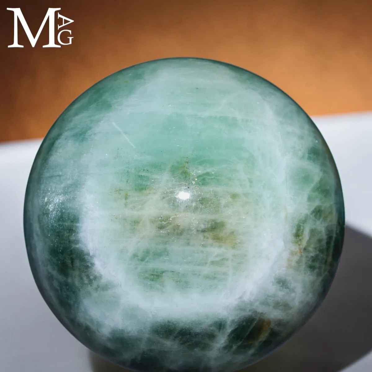 Rara Sfera in Berillo Verde, varietà Acquamarina – Pakistan