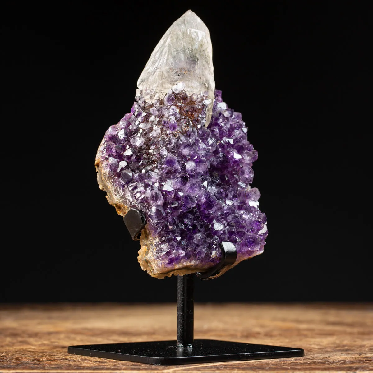 Drusa Ametista con Calcite
