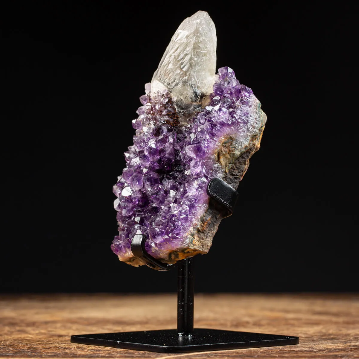 Drusa Ametista con Calcite