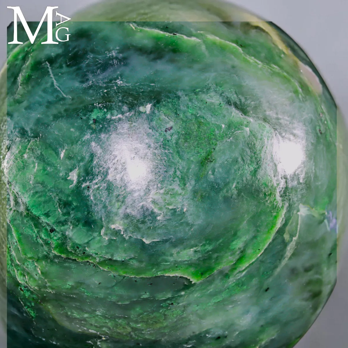 Sfera in Giada Nefrite Naturale – Pakistan