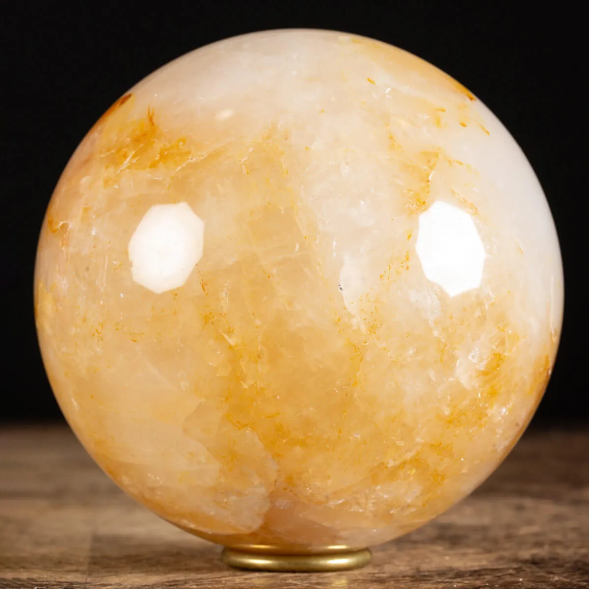 Sfera di Quarzo Golden Healer.