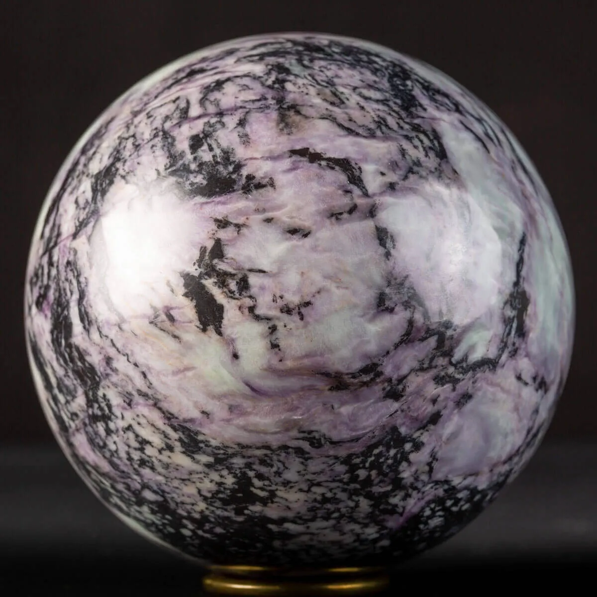 Rara Sfera di Kammererite della Miniera di Sarany.