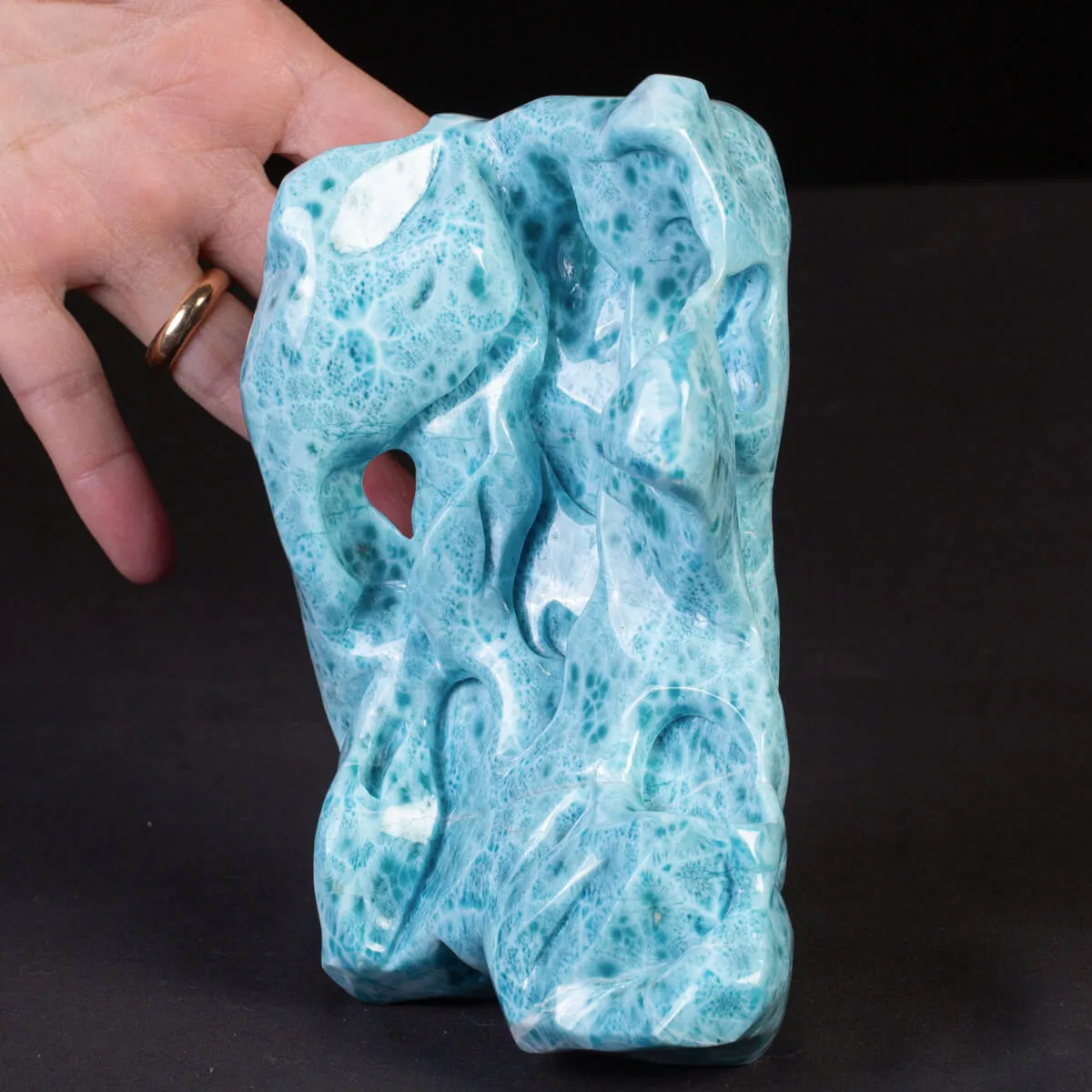 Estremamente raro: campione di Larimar XXL