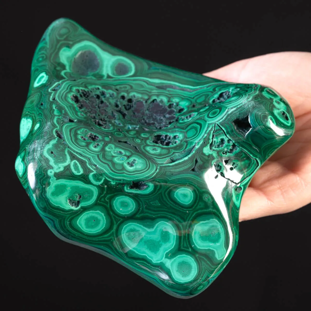 Esemplare di Malachite con Bande Concentriche.