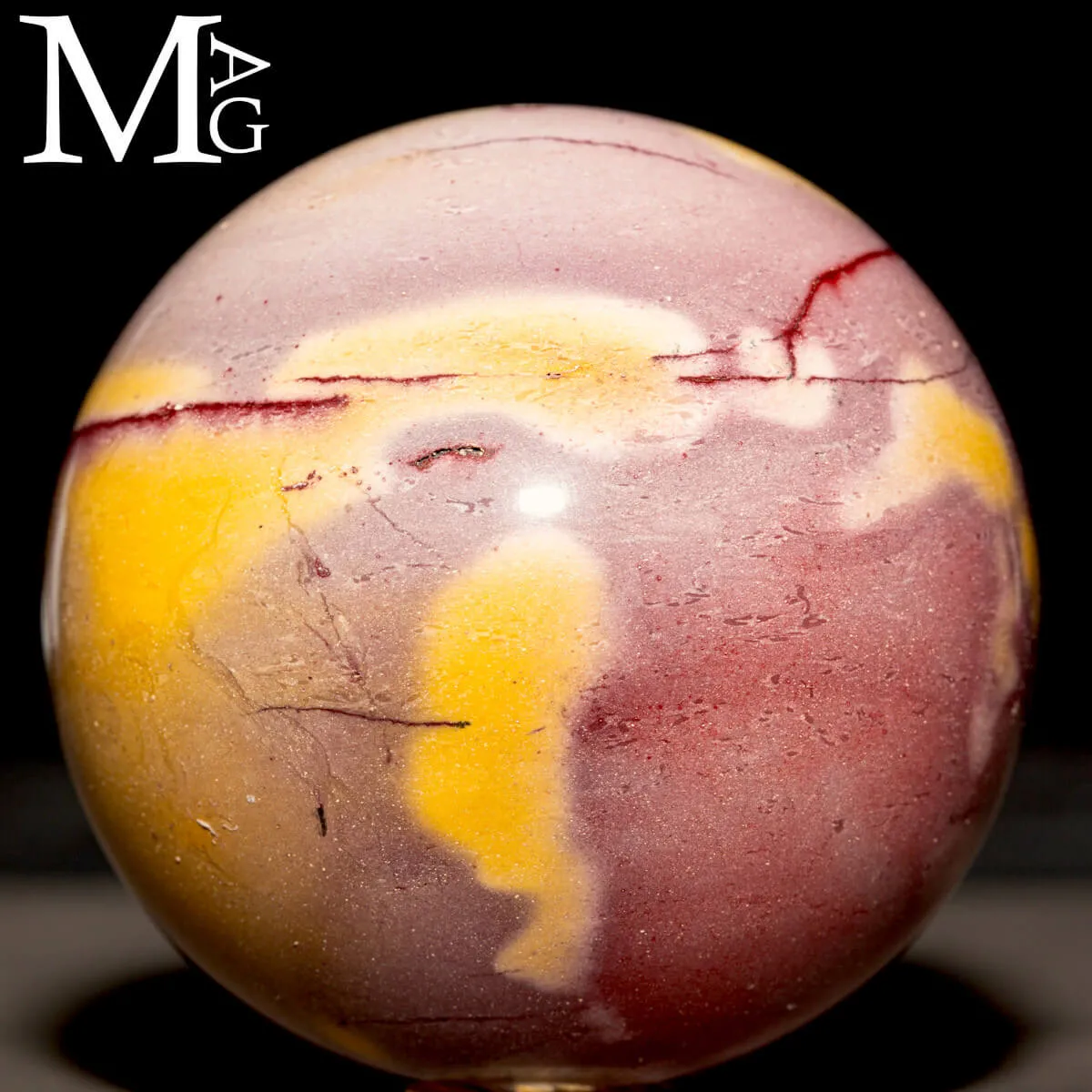 Sfera in Mookaite Naturale – Australia Occidentale