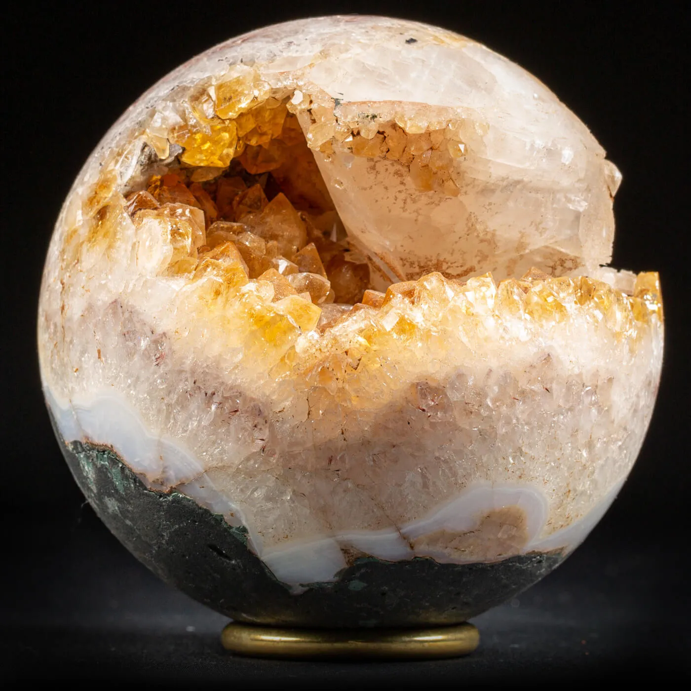 Sfera di Quarzo Citrino