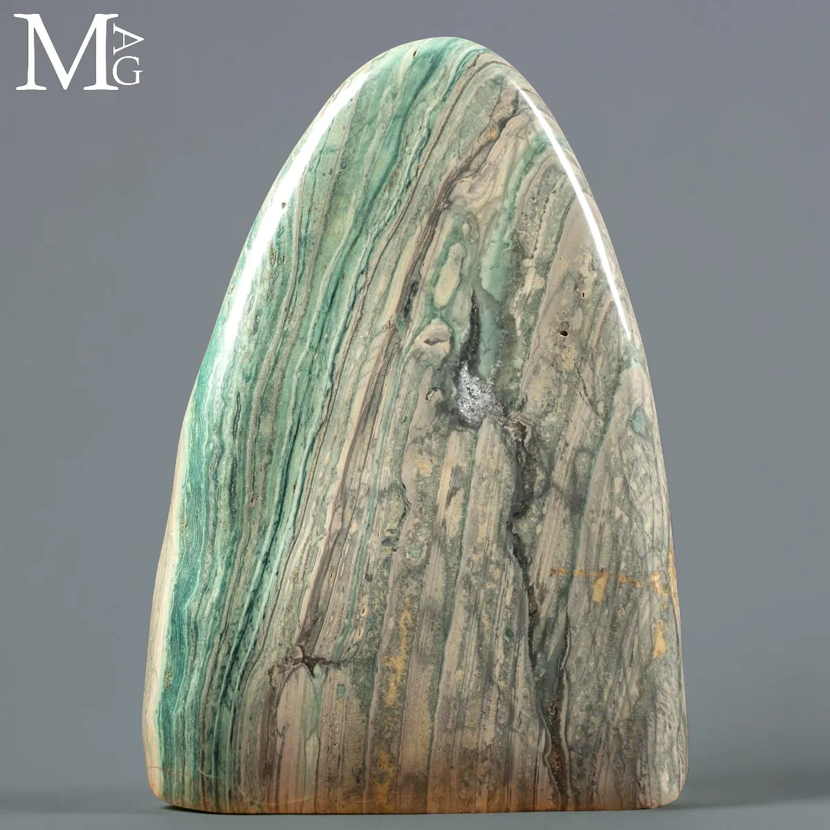Diaspro Verde del Madagascar.