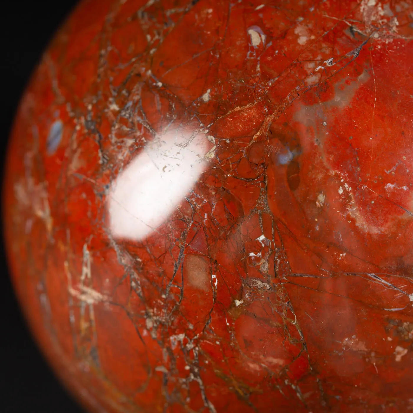 Sfera in Diaspro Rosso