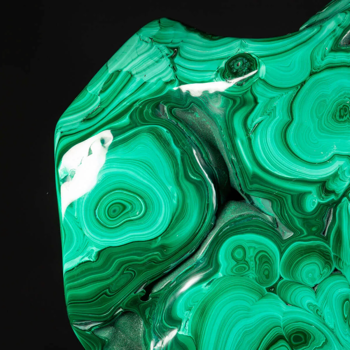 Grande Malachite su Piedistallo
