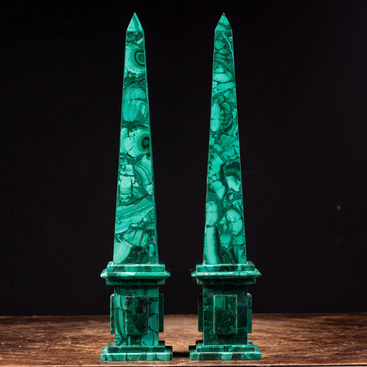 Obelischi in Malachite