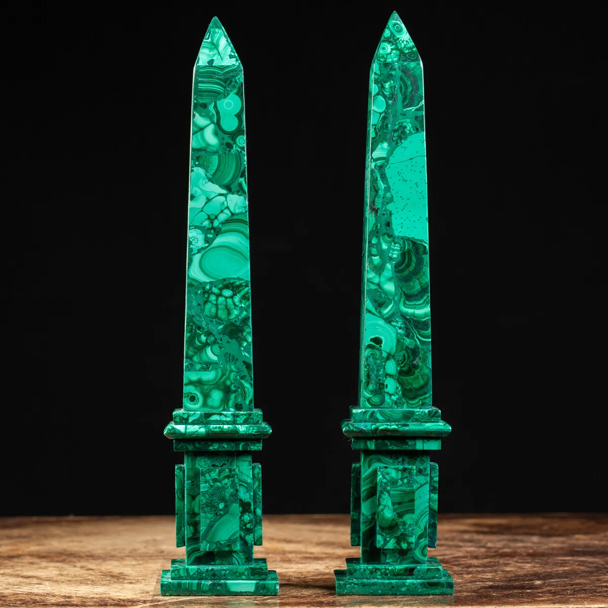 Obelischi in Malachite