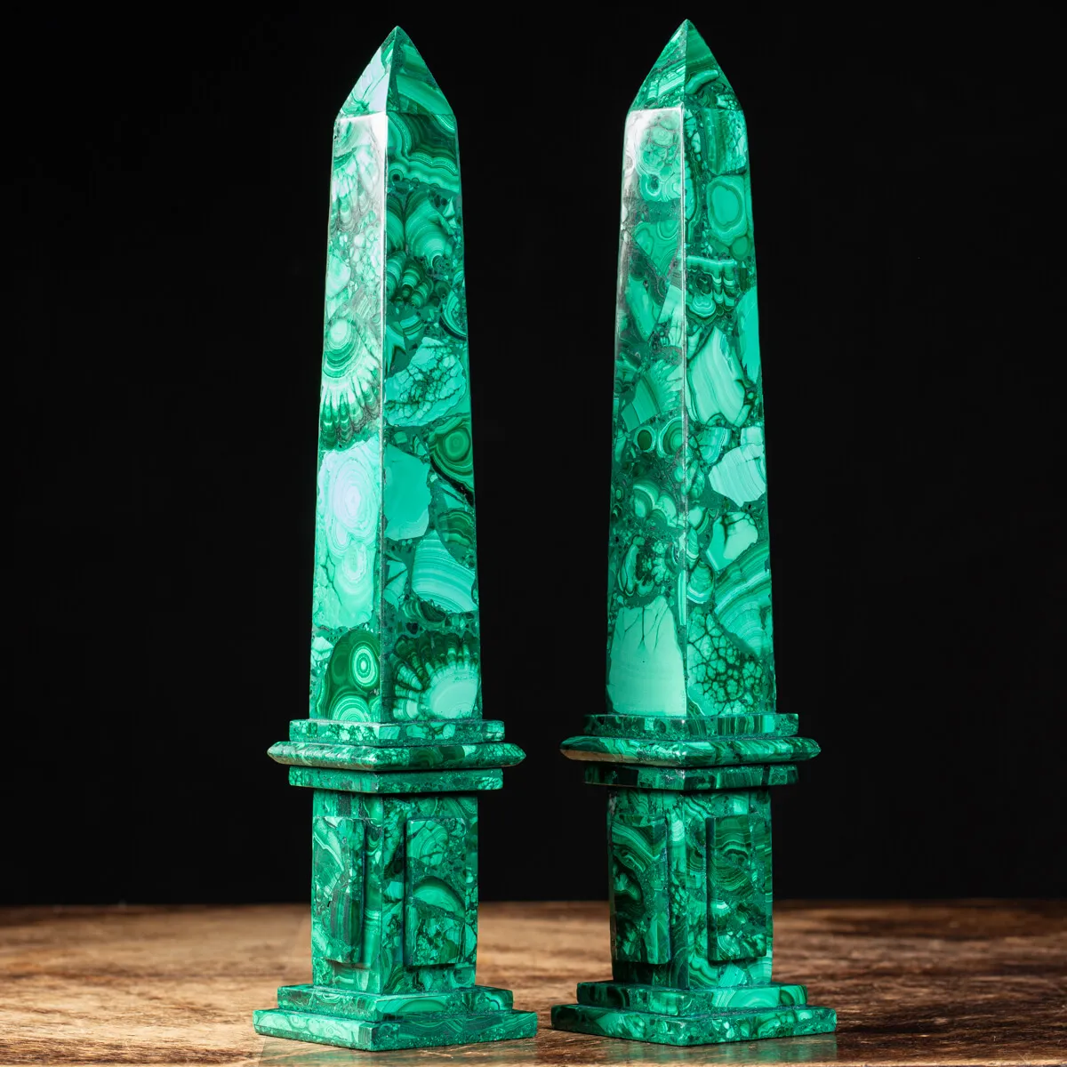 Obelischi in Malachite
