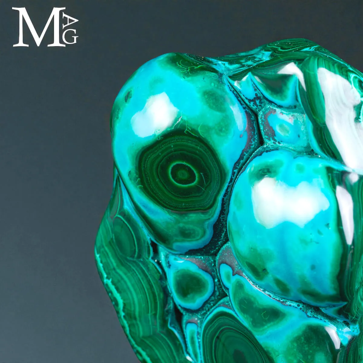 Malachite Botroidale – esemplare della storia mineraria del Congo.