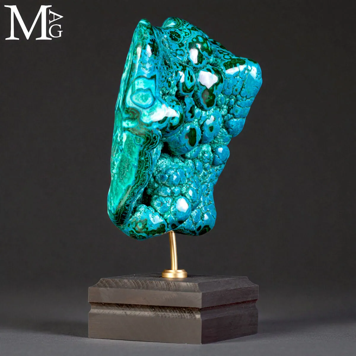 Grande campione Botroidale di Malachite e Crisocolla.
