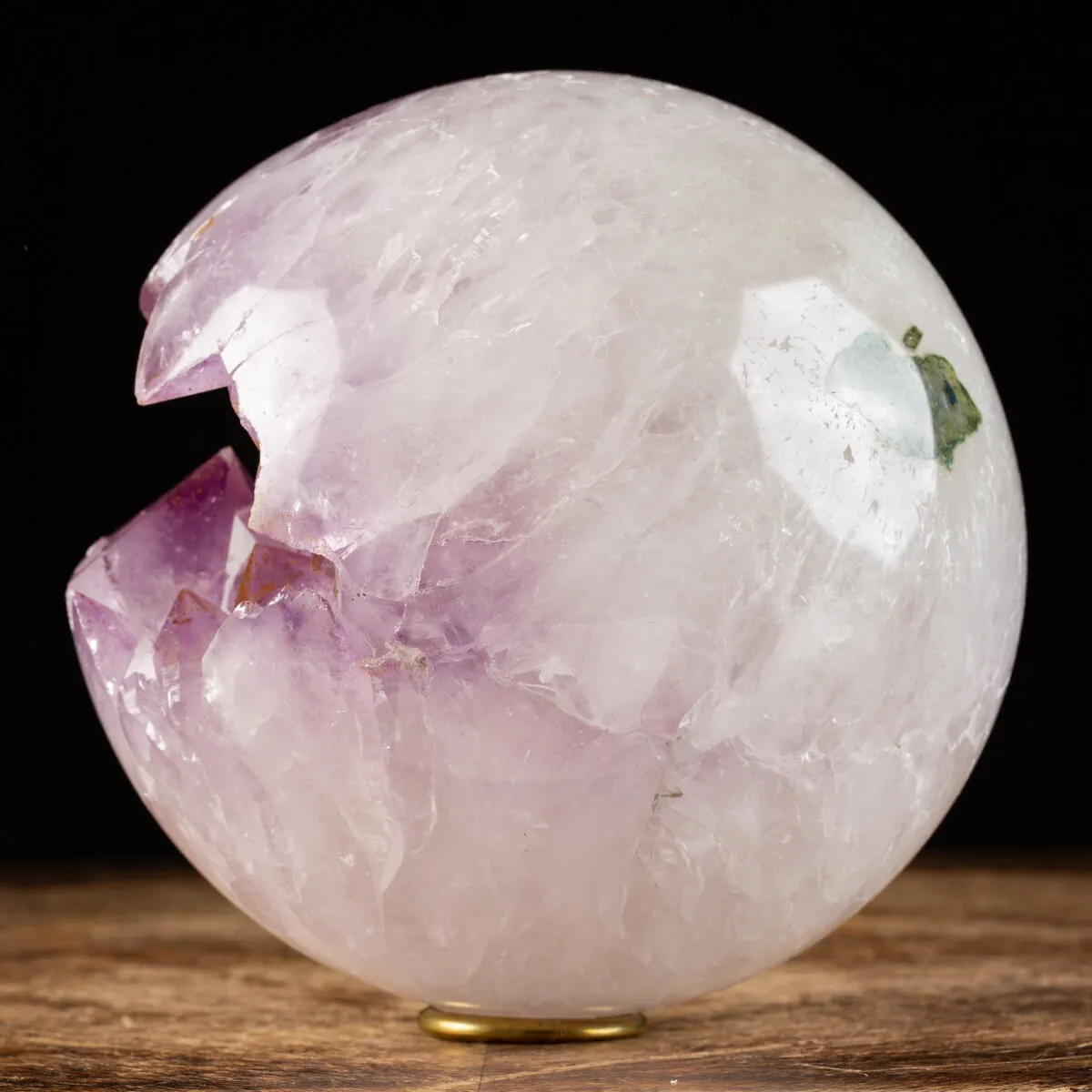 Sfera in Quarzo e Ametista