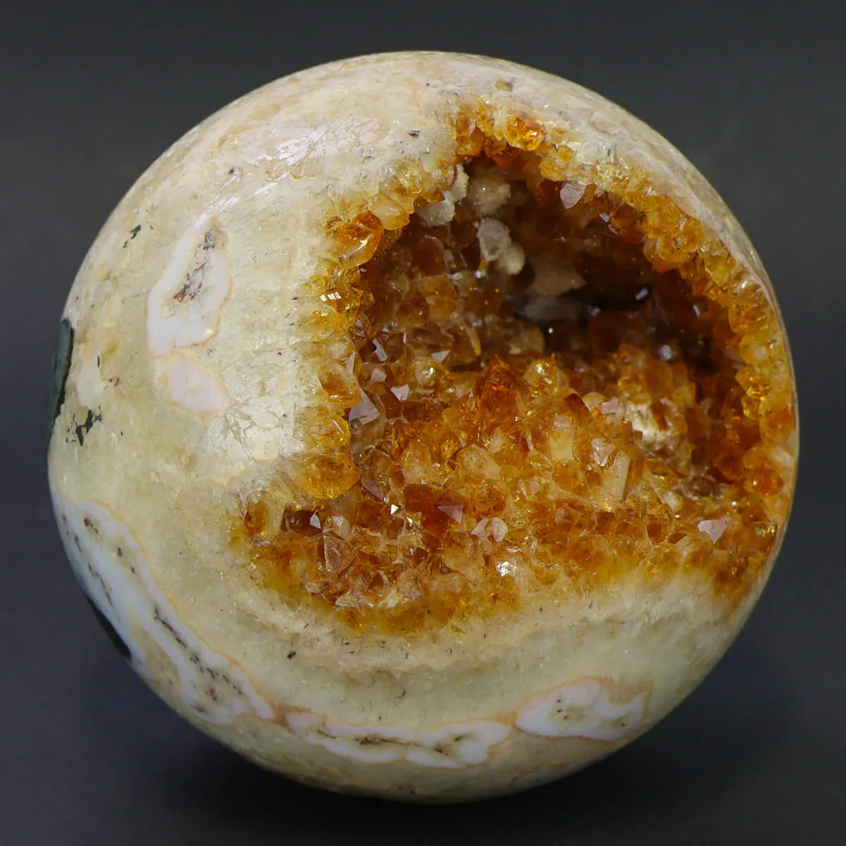 Sfera di Quarzo Citrino