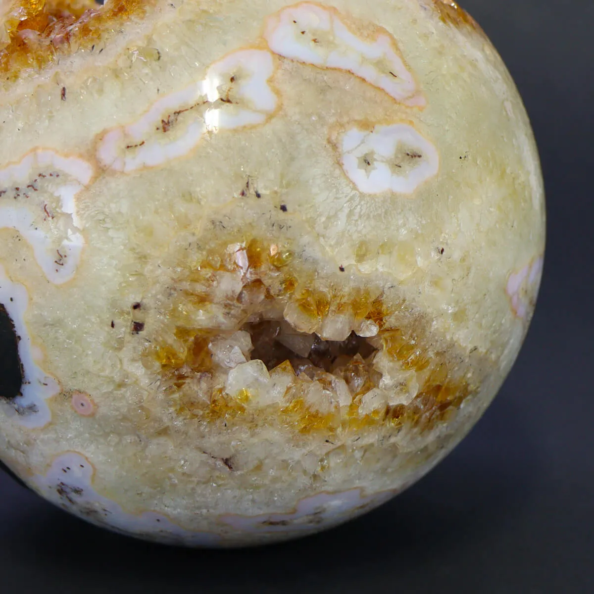 Sfera di Quarzo Citrino