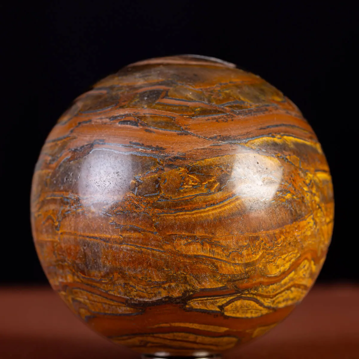 Sfera Naturale in Tiger Iron.
