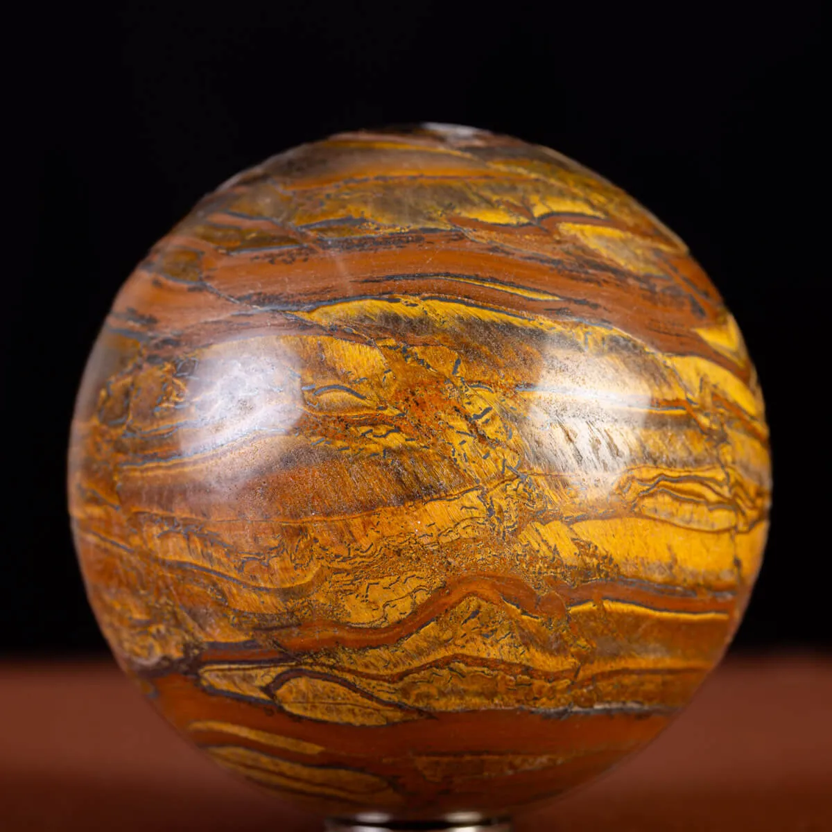 Sfera Naturale in Tiger Iron.