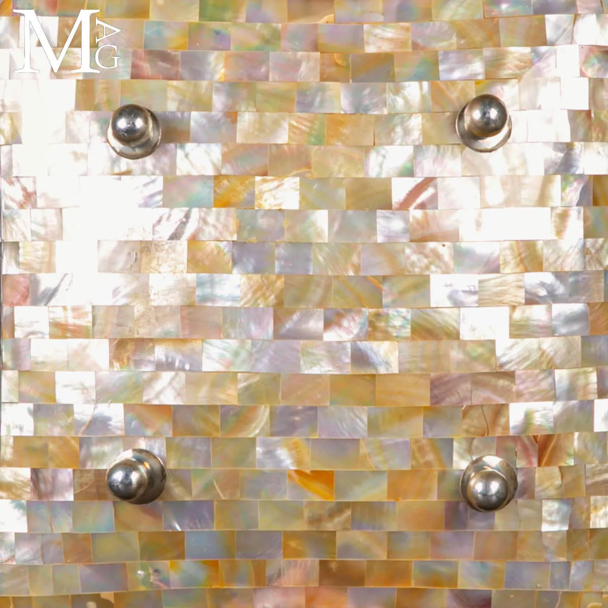 Vassoio in Madreperla di Turbo Marmoratus – Mosaico