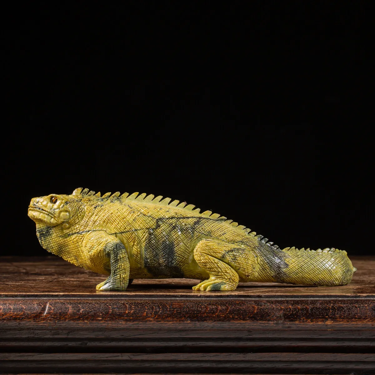 Statua Iguana In Gruppo Serpentino