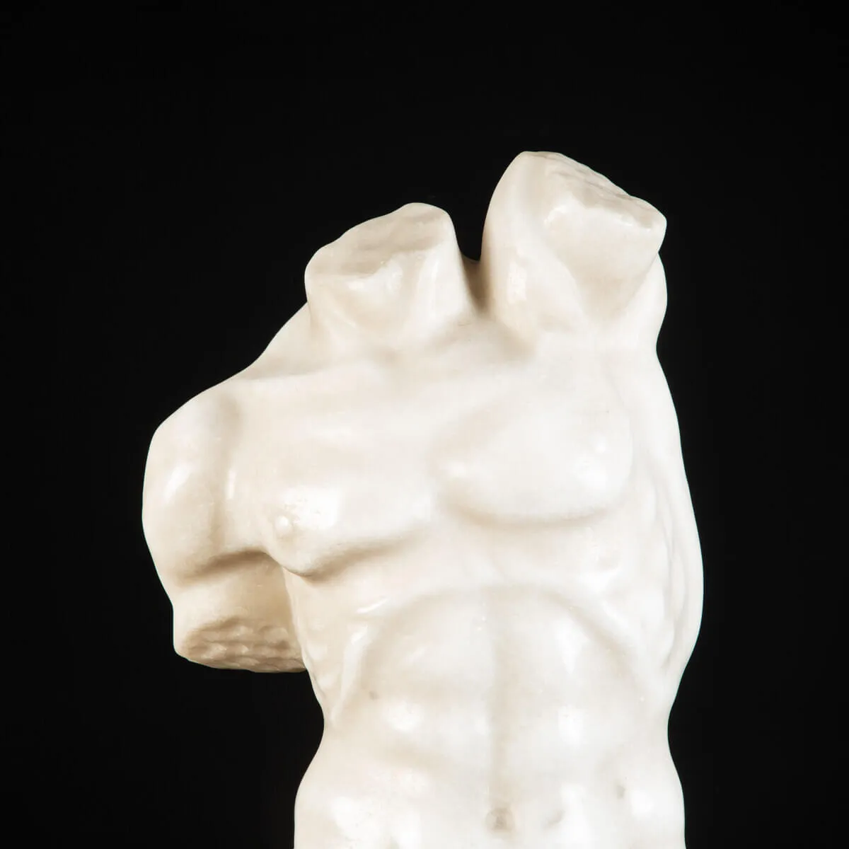 Scultura Torso Uomo in Marmo